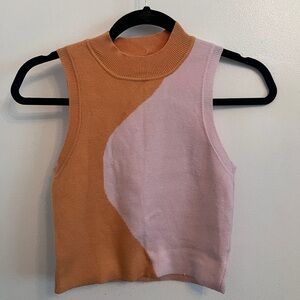 Pacsun LA Hearts Sweater Crop Tank